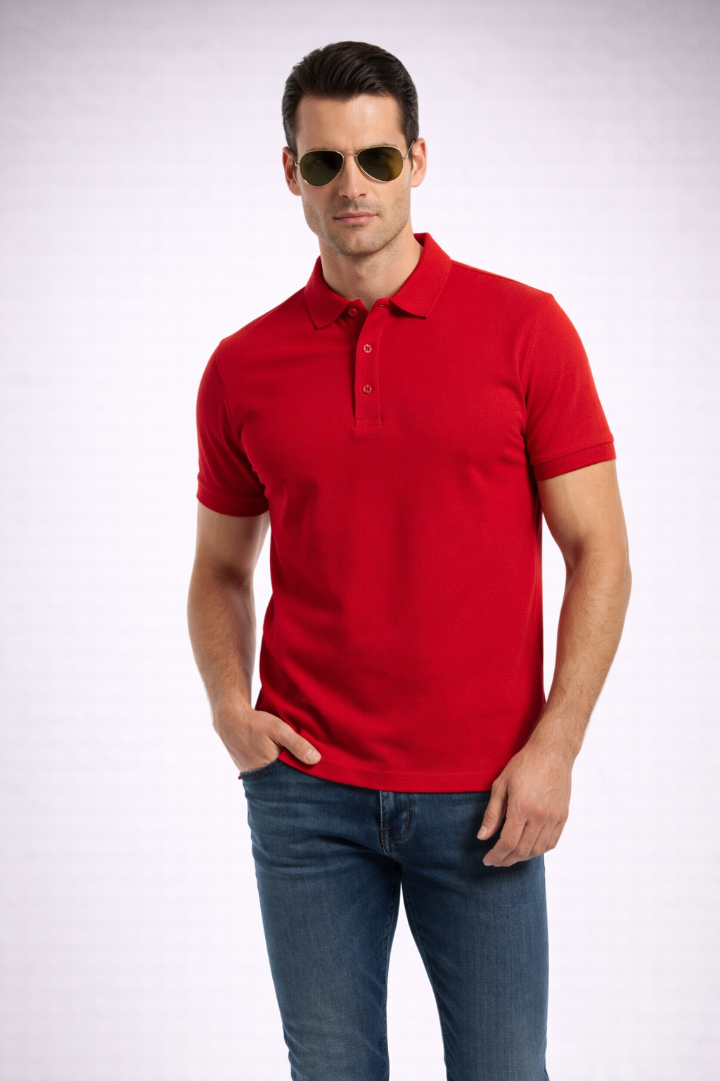 UNWIND - Premium  Polo Neck T-shirt
